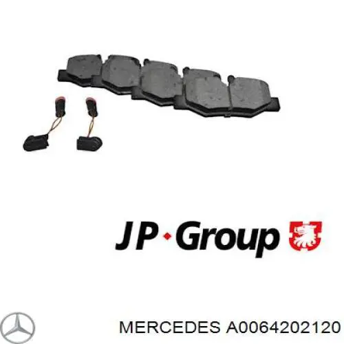 Задні гальмівні колодки Mercedes A0064202120 ціна, від 18.57 USD
