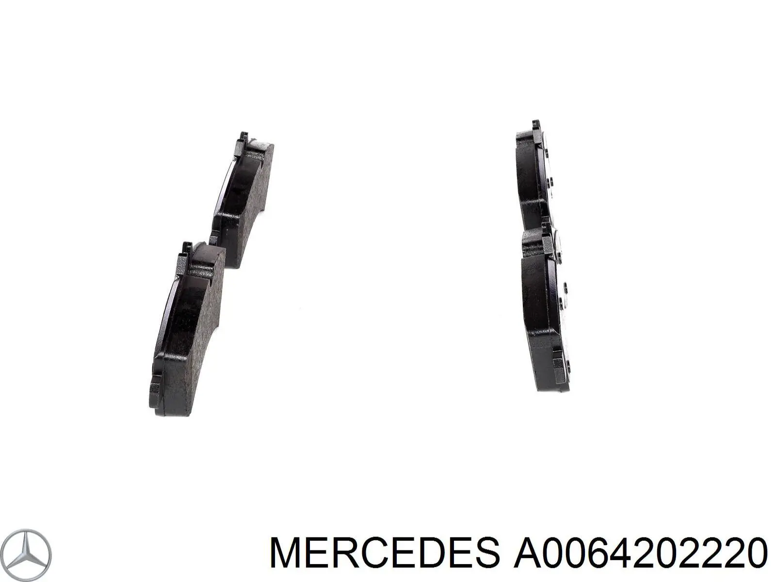 Задні дискові колодки Mercedes A0064202220