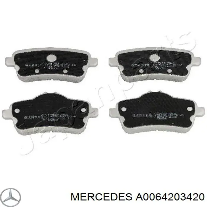 Купити A0064203420 Mercedes Задні колодки