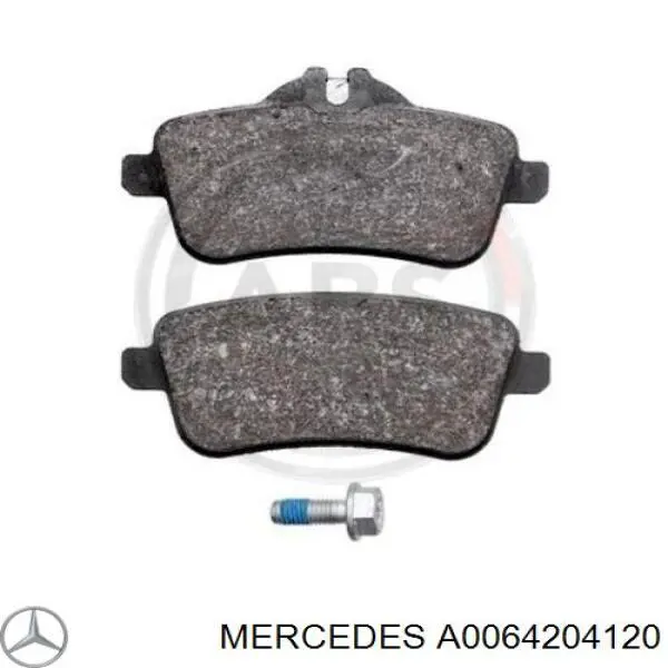 Задні гальмівні колодки A0064204120 Mercedes