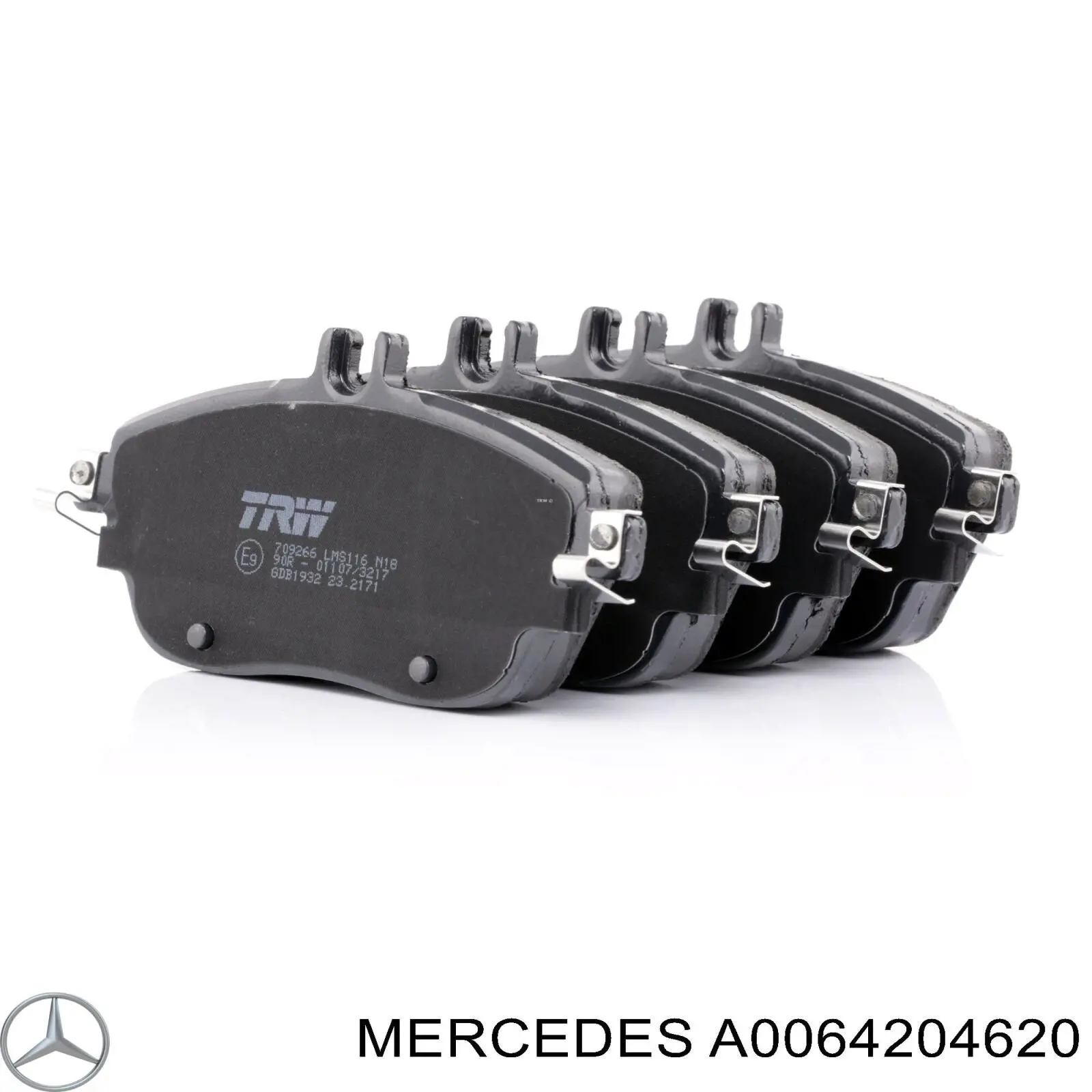 Гальмівні колодки Mercedes A0064204620 ціна, від 42.76 USD