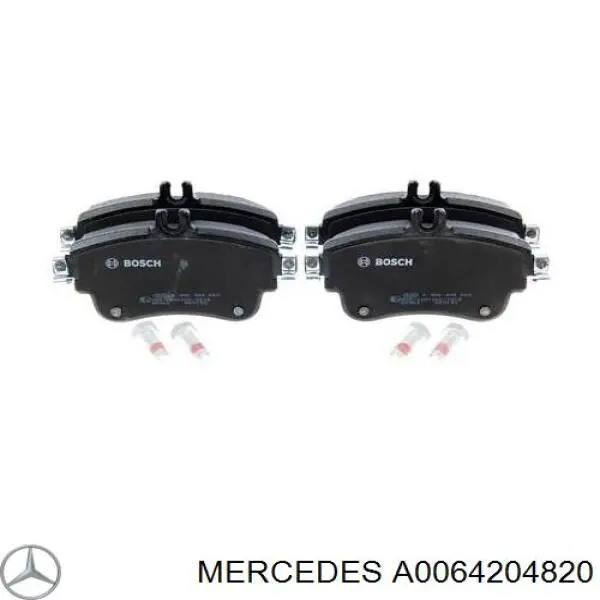 Тормозні колодки Mercedes A0064204820