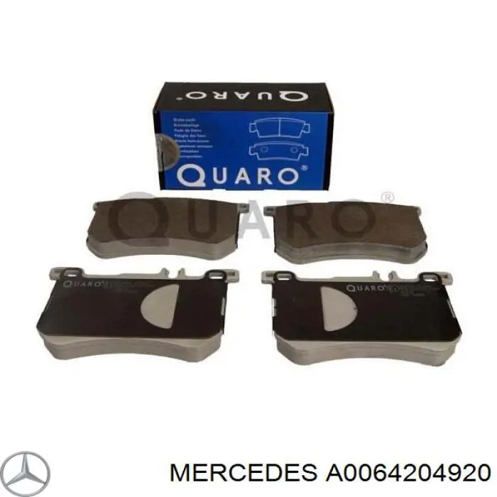 Гальмівні колодки Mercedes A0064204920 ціна, від 65.02 USD