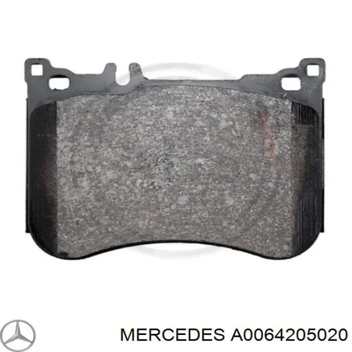 Купити A0064205020 Mercedes Колодки гальмівні передні, дискові