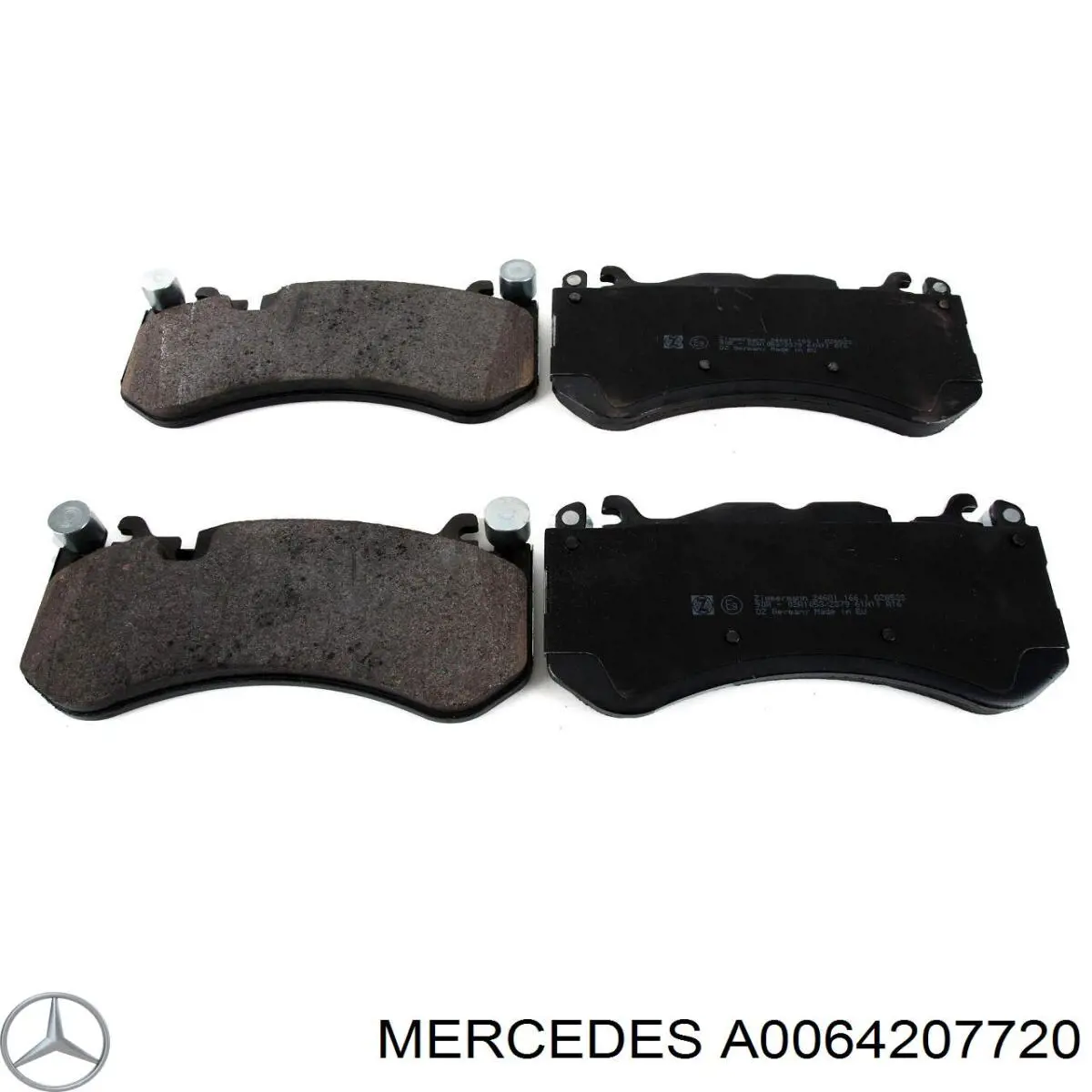 Купити A0064207720 Mercedes Колодки гальмівні передні, дискові