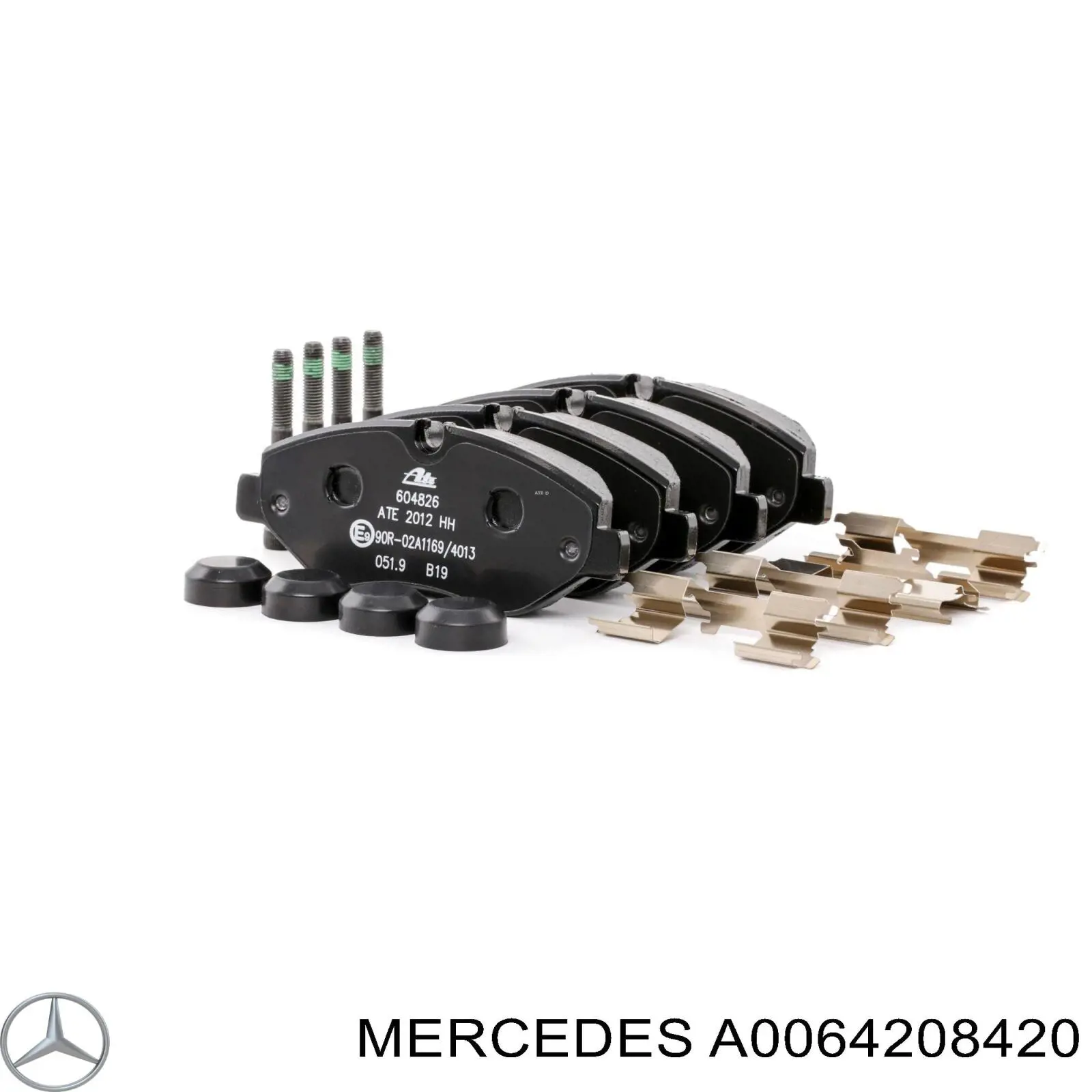 Тормозні колодки Mercedes A0064208420