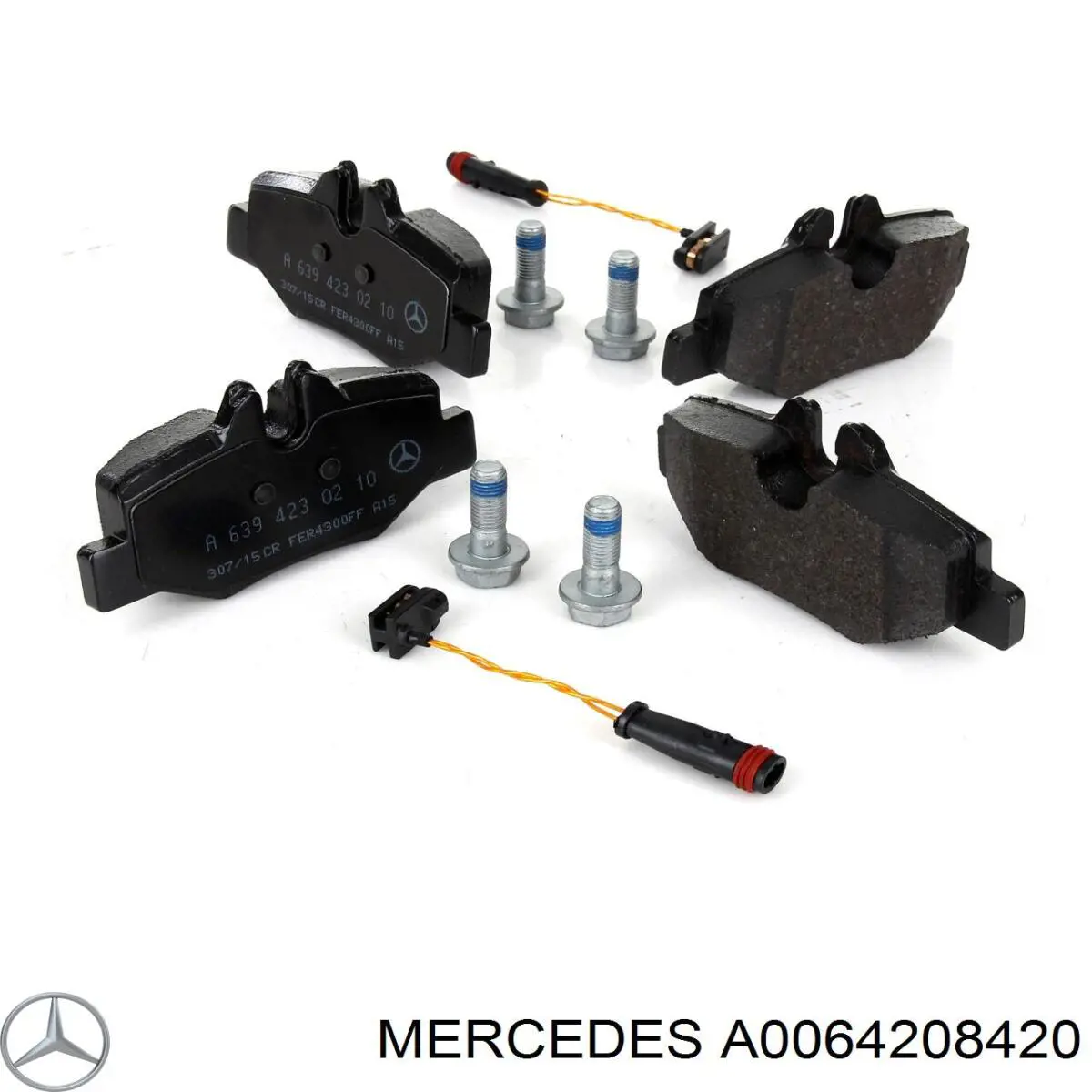 A0064208420 Mercedes Передні гальмівні колодки
