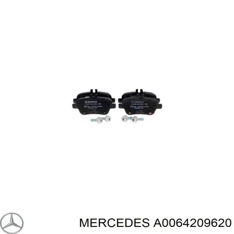 Купити A0064209620 Mercedes Задні колодки