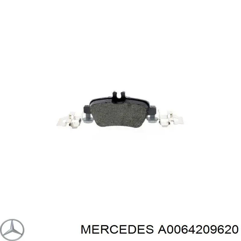 Задні гальмівні колодки Mercedes A0064209620 ціна, від 25.56 USD