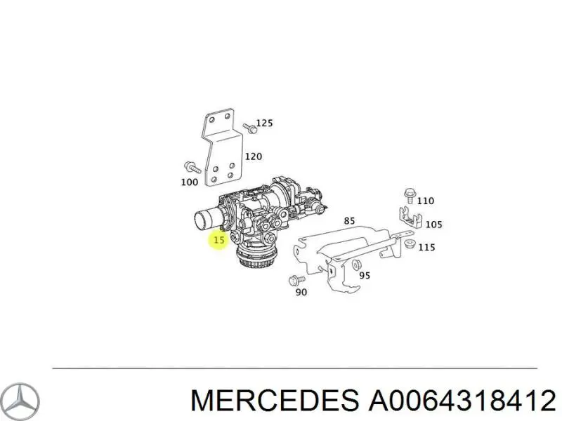 Регулятор тиску гальм/Регулятор гальмівних сил 4757210180 Wabco