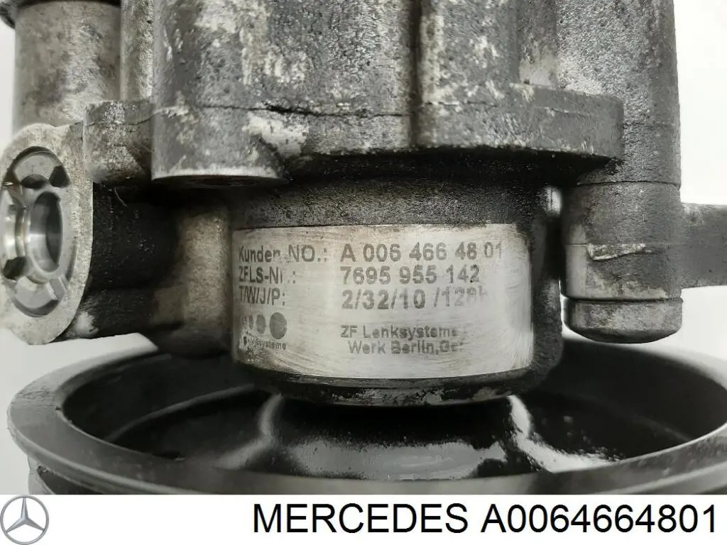 A0064664801 Mercedes насос гідропідсилювача керма (гпк)