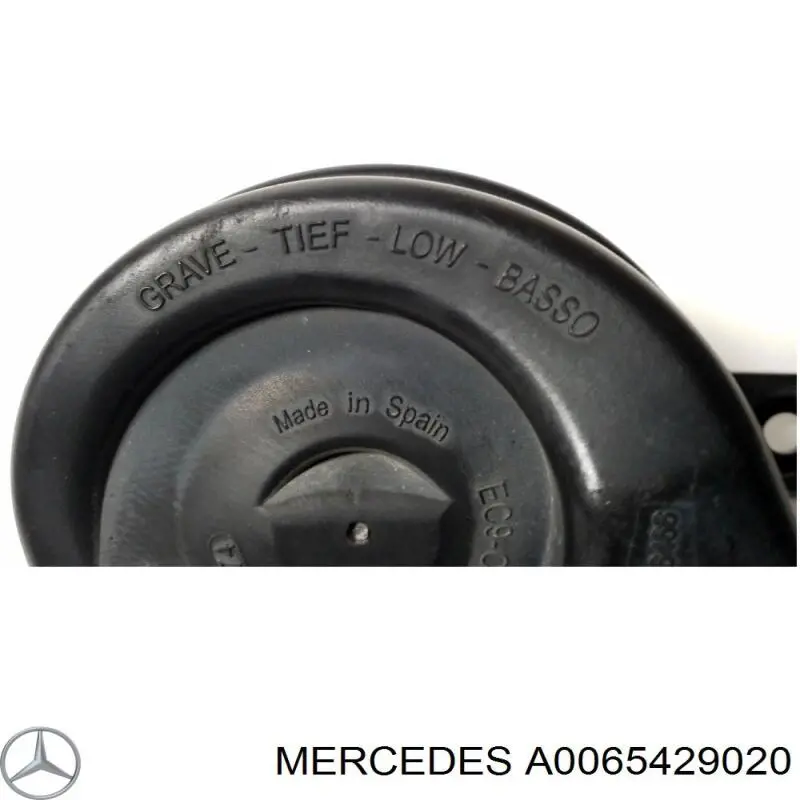 Сигнал високої тональності Mercedes A0065429020 ціна, від 10.13 USD