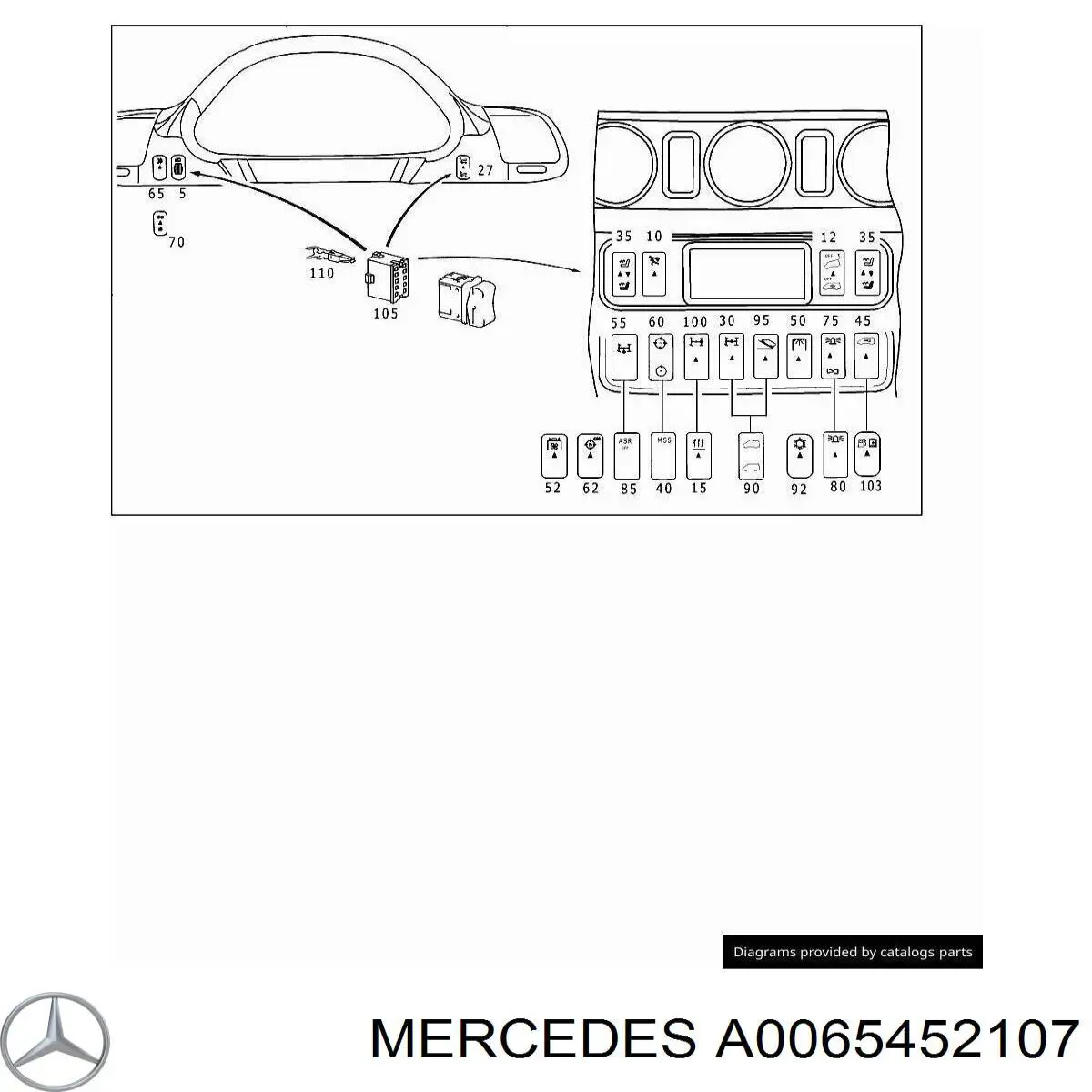  Mercedes A0065452107 ціна, від 4.72 USD