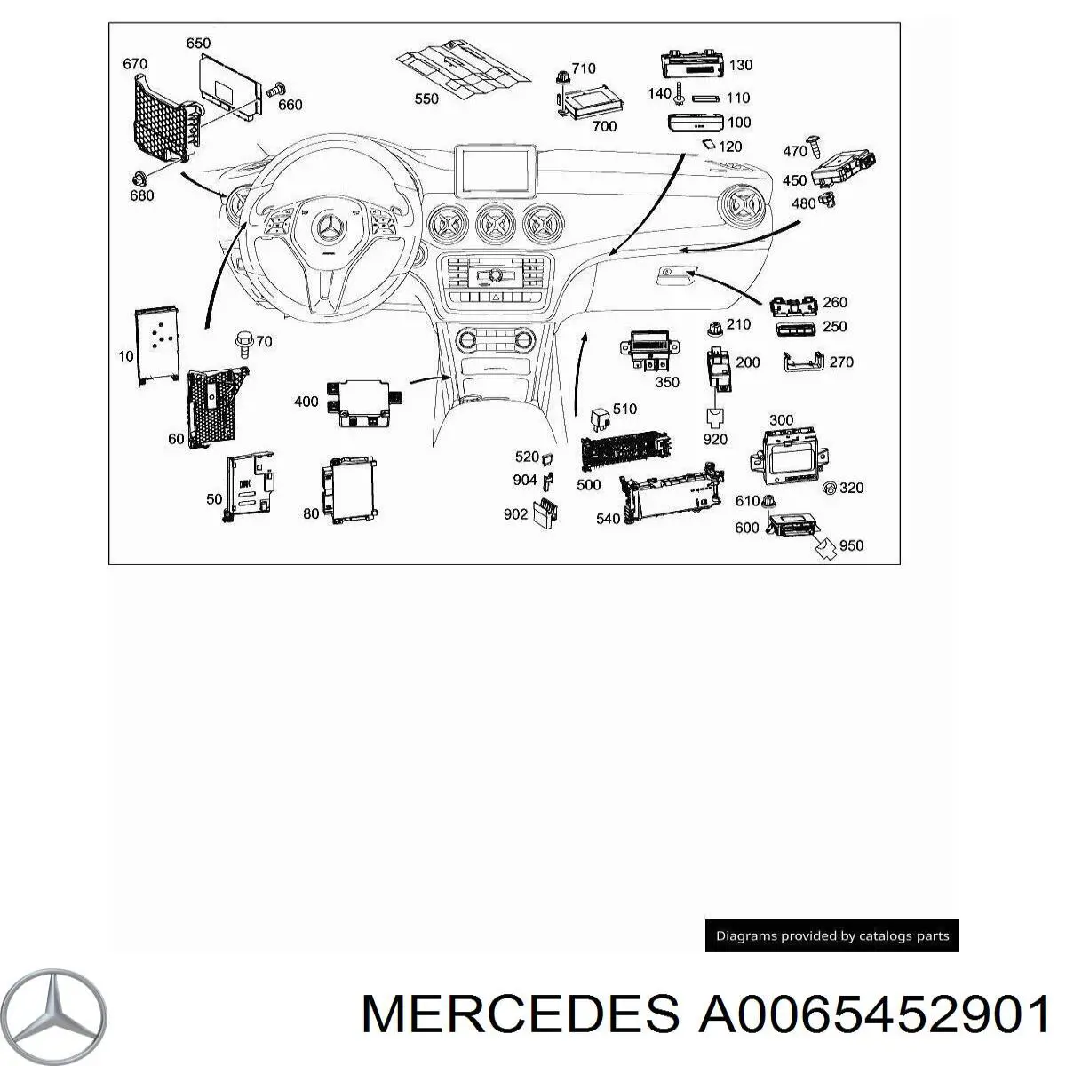  Mercedes A006545290164 ціна, від 2.73 USD