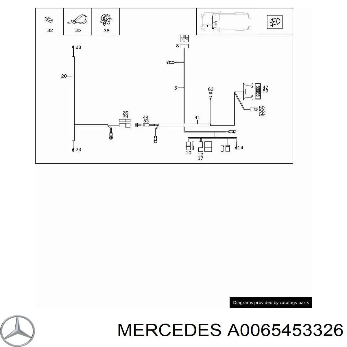  Mercedes A0155456526 ціна, від 12.50 USD