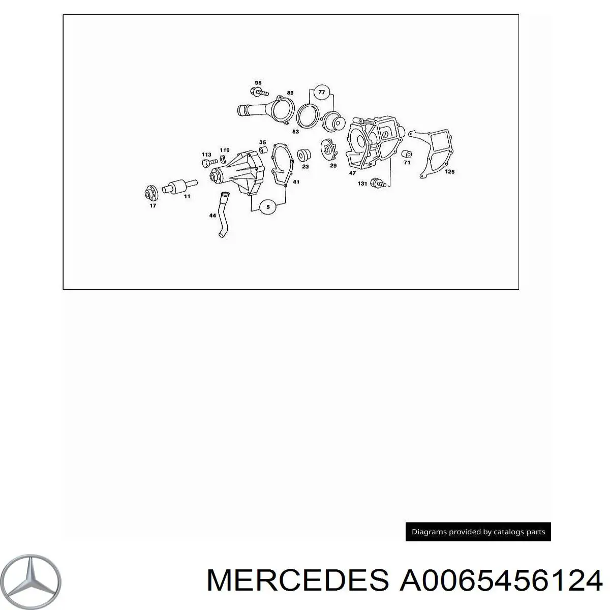 Купити A0065456124 Mercedes Датчик включення вентилятора