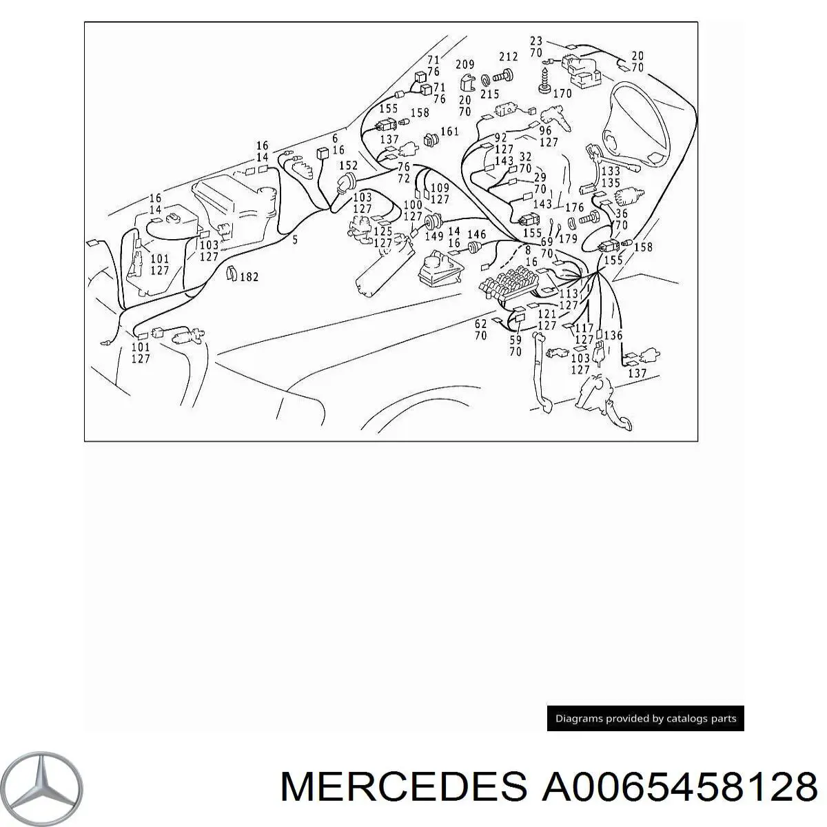  Mercedes A0065458128 ціна, від 4.22 USD