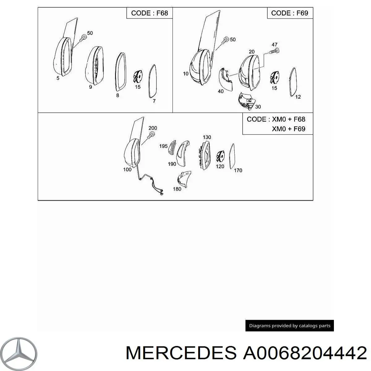  A0068204442 Mercedes