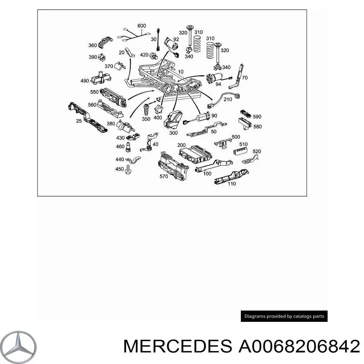 Купити A0068206842 Mercedes 