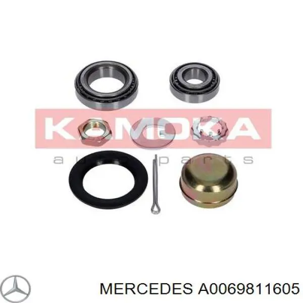 Підшипник задньої маточини зовнішній Mercedes A0069811605 ціна, від 7.06 USD