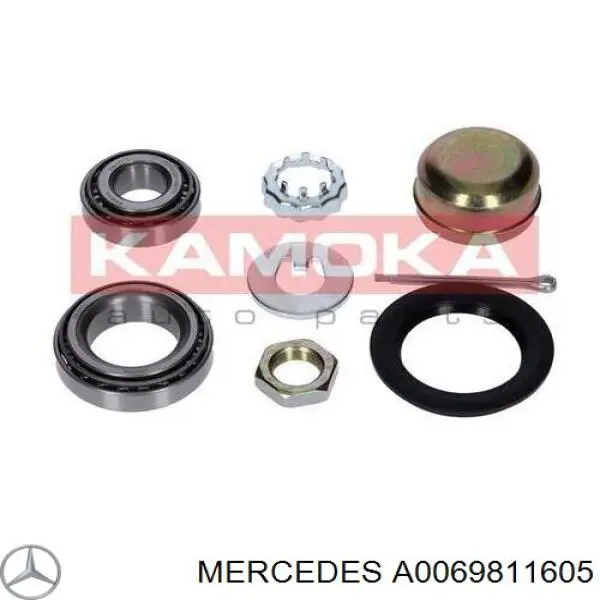 Купити A0069811605 Mercedes Підшипник маточини задньої, зовнішній