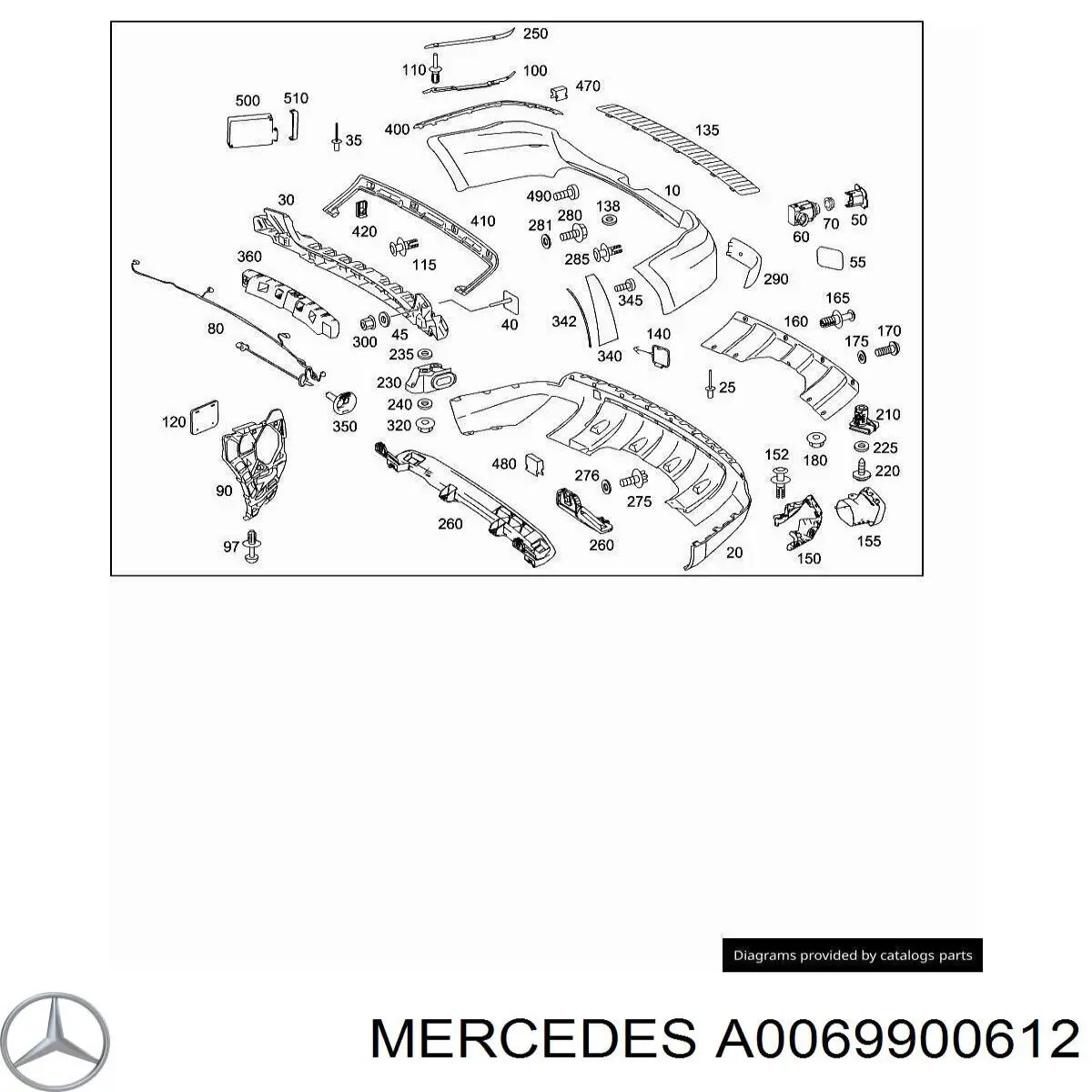  Mercedes A0069900612 ціна, від 10.87 USD
