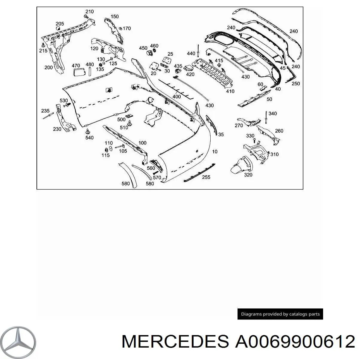 A0069900612 Mercedes 