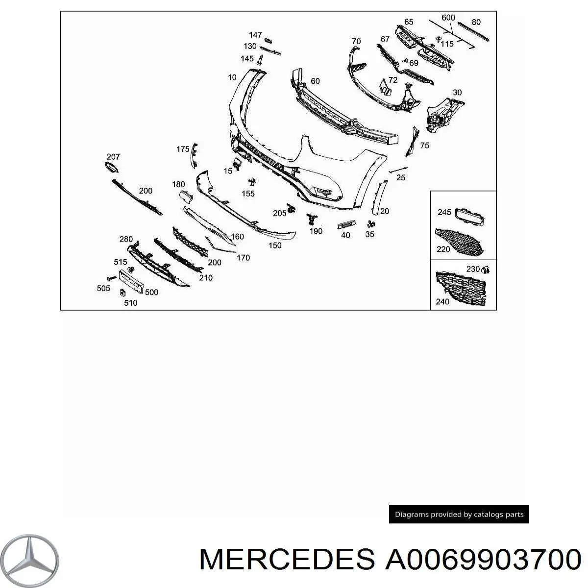  Mercedes A0069903700 ціна, від 6.44 USD