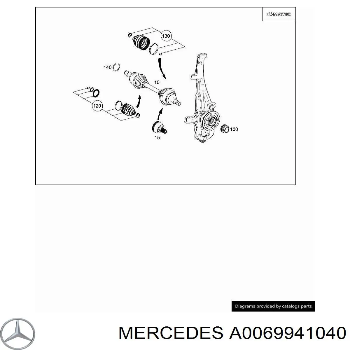 A0069941040 Mercedes 