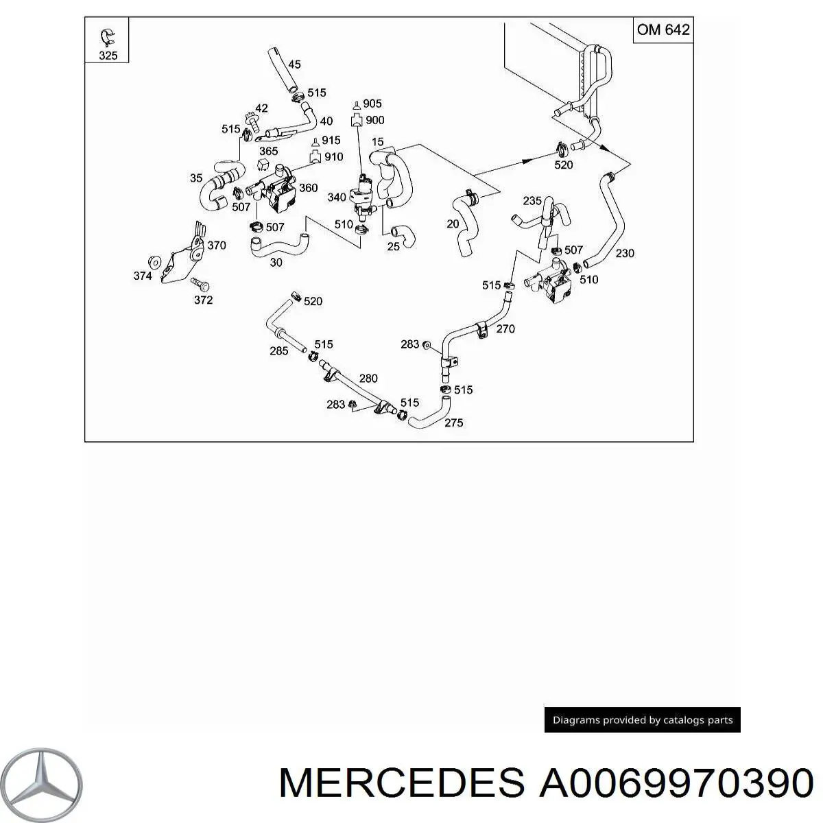 Хомут стяжний металевий, універсальний Mercedes A0069970390 ціна, від 3.74 USD