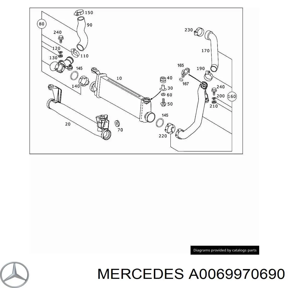 Хомут пружинний Mercedes A0069972690 ціна, від 5.44 USD