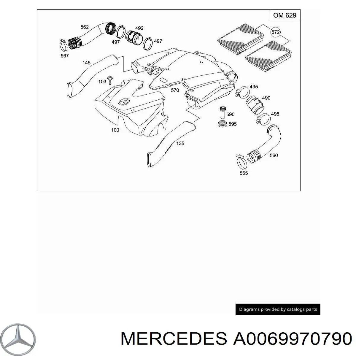  A0069970790 Mercedes