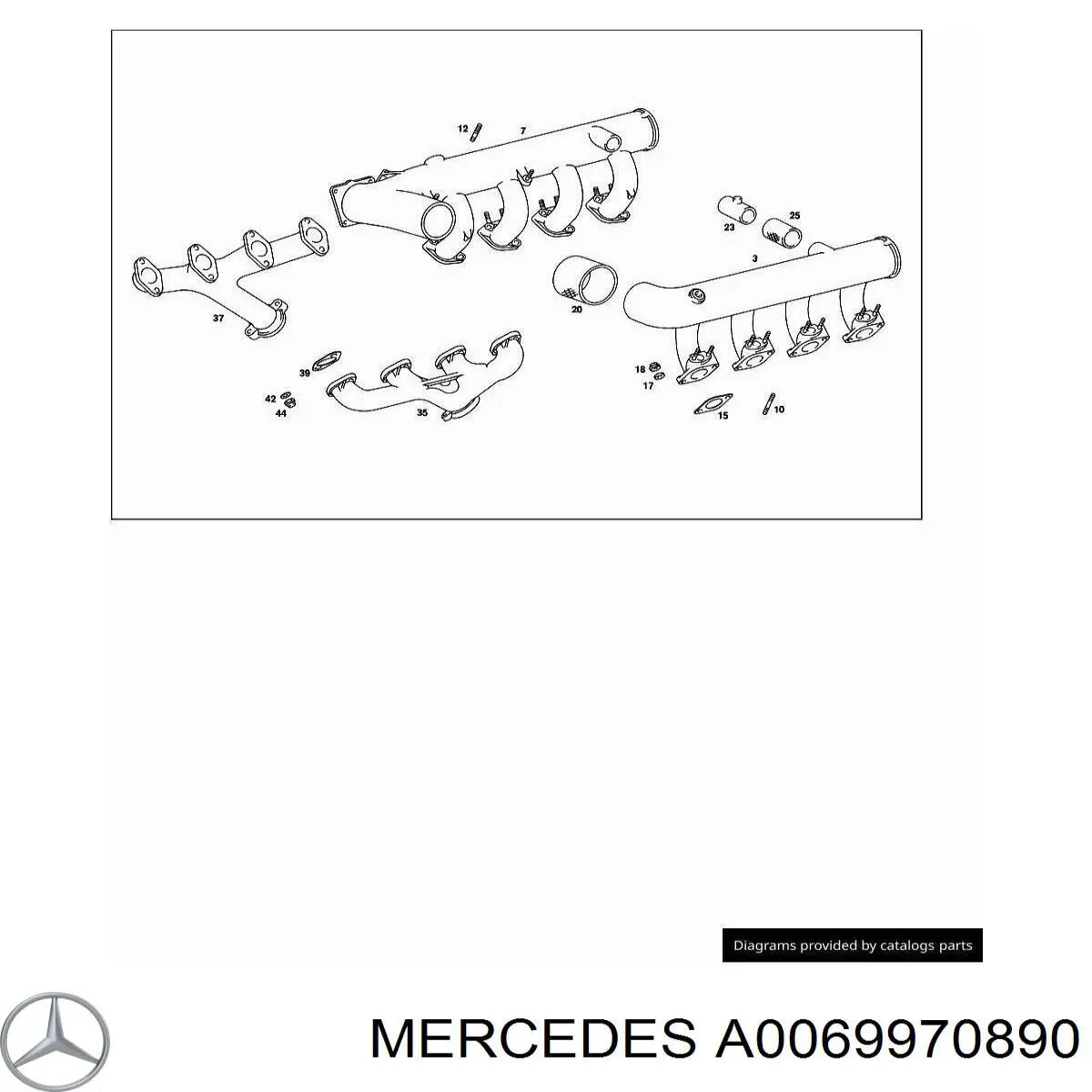  A0069970890 Mercedes