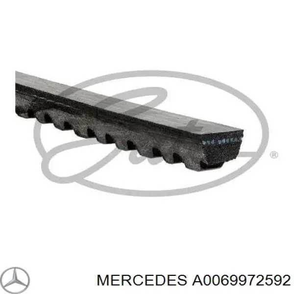 A0069972592 Mercedes ремінь приводний, агрегатів