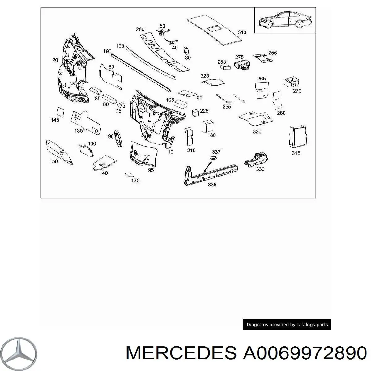  Mercedes A0069972890