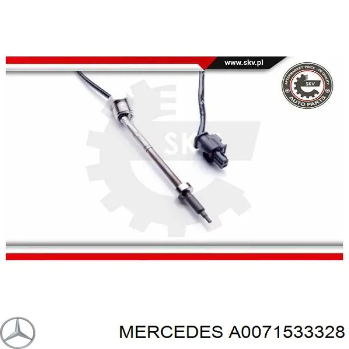 Купити 51531728 Mercedes Датчик температури відпрацьованих газів (ВГ), перед турбіною
