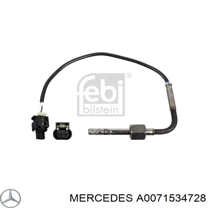 Датчик температури відпрацьованих газів (ВГ), до каталізатора Mercedes A0071534728 ціна, від 36.63 USD