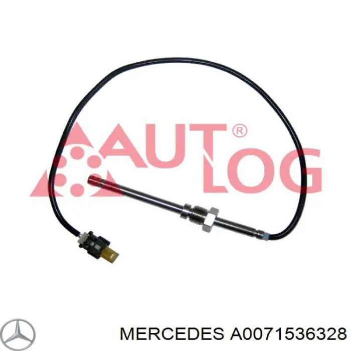 Купити A0071536328 Mercedes Датчик температури відпрацьованих газів (ВГ), фільтр сажі