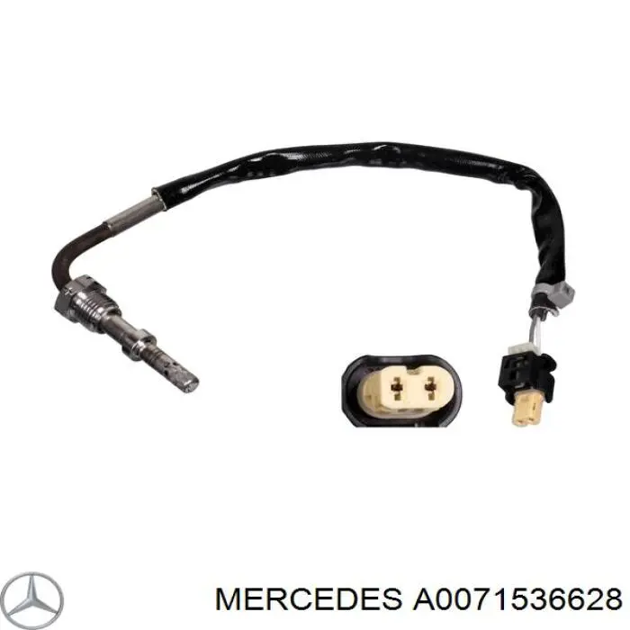 Купити A0071536628 Mercedes Датчик температури відпрацьованих газів (ВГ), до каталізатора