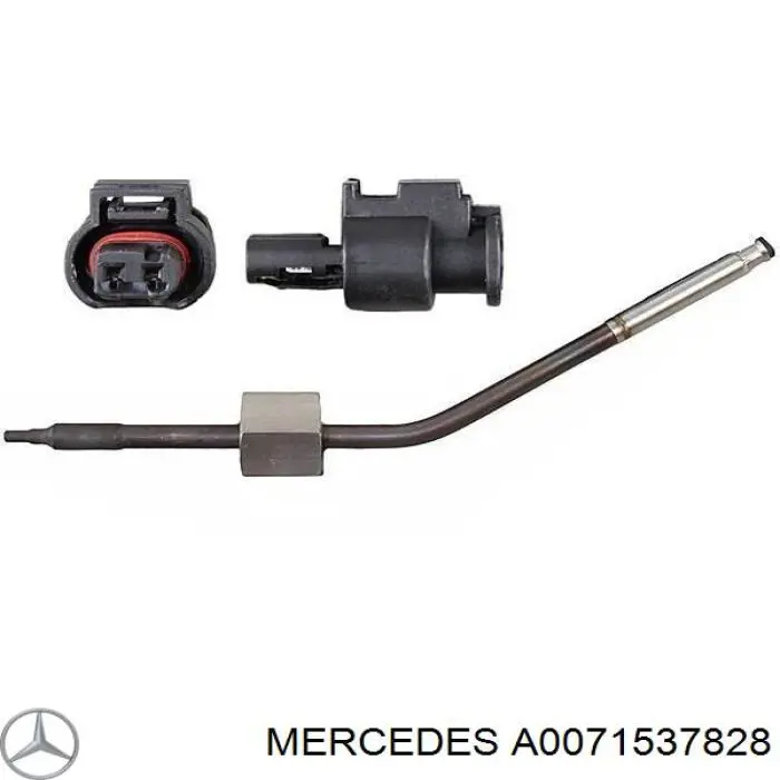 Датчик температури відпрацьованих газів (ВГ), перед фільтром сажі Mercedes A0071537828 ціна, від 48.28 USD