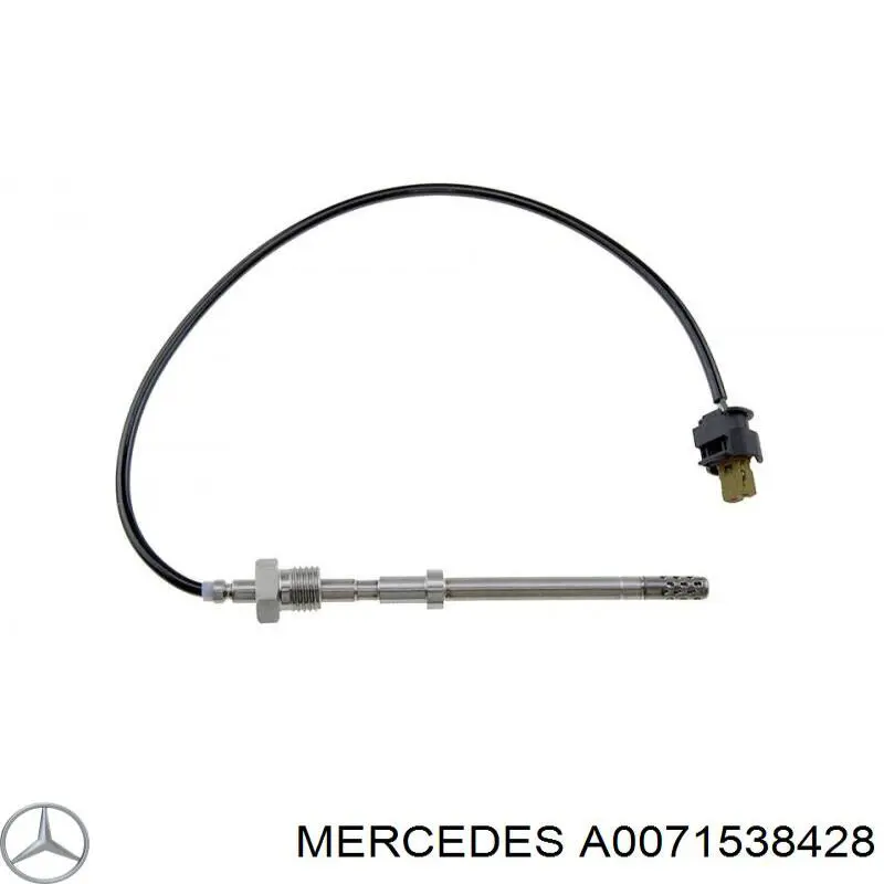 Купити A0071538428 Mercedes Датчик температури відпрацьованих газів (ВГ), перед фільтром сажі