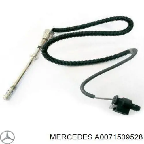 A0071539528 Mercedes датчик температури відпрацьованих газів (вг, перед фільтром сажі)