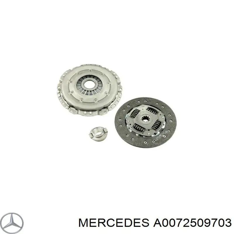 A0072509703 Mercedes диск зчеплення