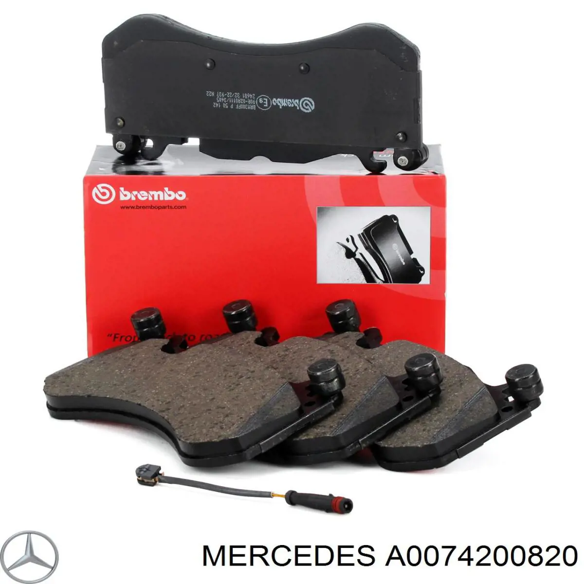 Гальмівні колодки Mercedes A0074200820 ціна, від 115.20 USD