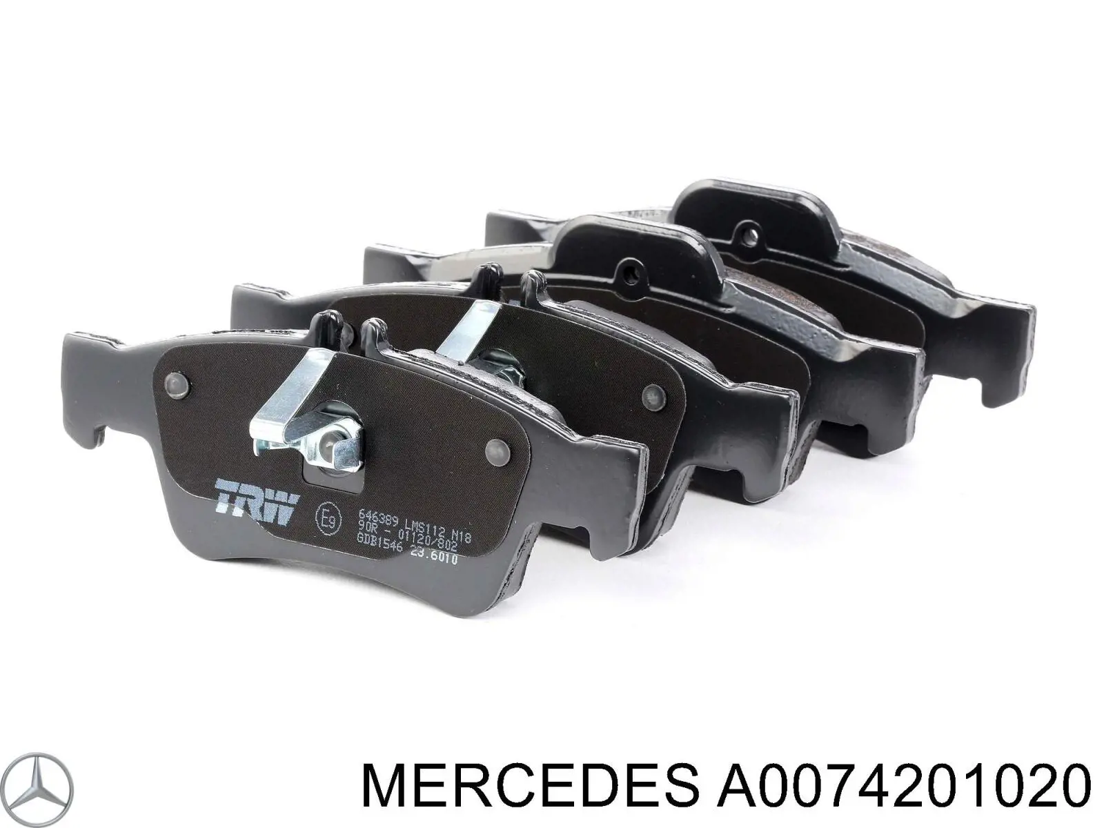 Купити A0074201020 Mercedes Задні колодки