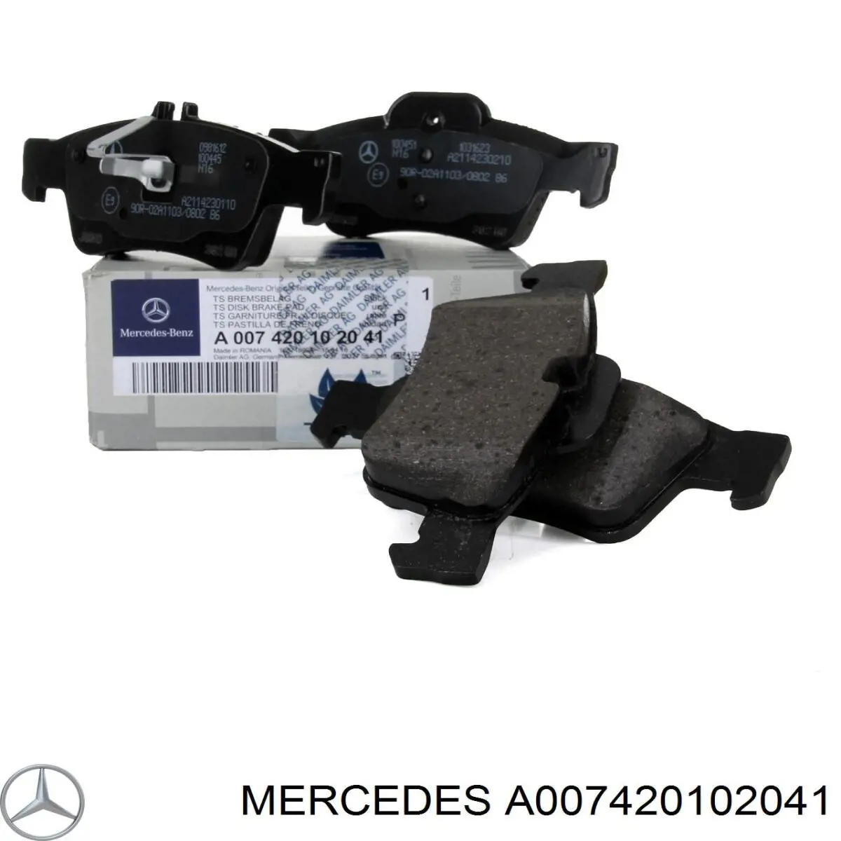 Купити A007420102041 Mercedes Задні колодки