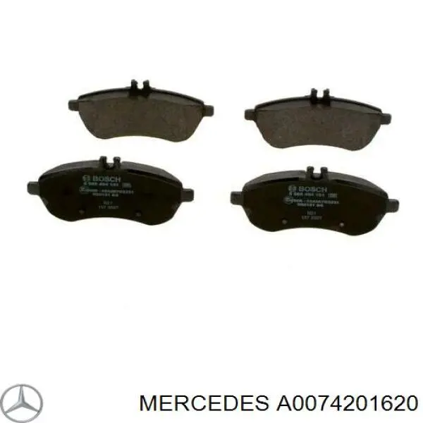 Гальмівні колодки Mercedes A0074201620 ціна, від 39.66 USD