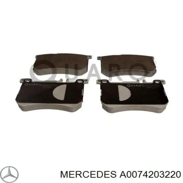 A0074203220 Mercedes Передні гальмівні колодки