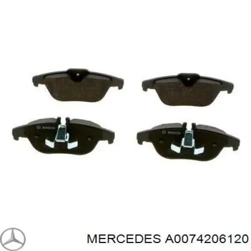 Купити A0074206120 Mercedes Задні колодки