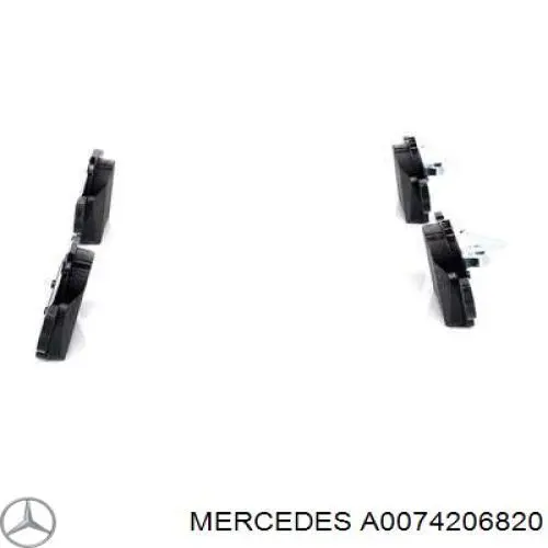 Купити A0074206820 Mercedes Задні колодки